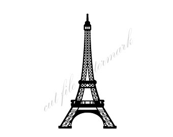 340x270 Eiffel Tower Svg Etsy
