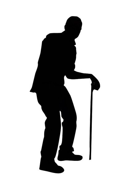 398x600 List Of Synonyms And Antonyms Of The Word Old Man Walking Silhouette