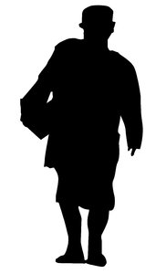 171x300 Old Woman Silhouette