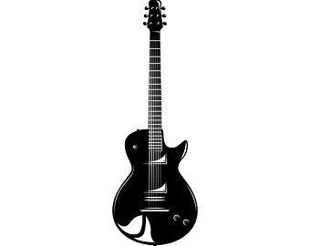 340x270 Guitar Silhouette Etsy