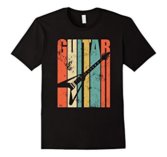 342x320 Vintage Electric Guitar Silhouette T Shirt Clothing