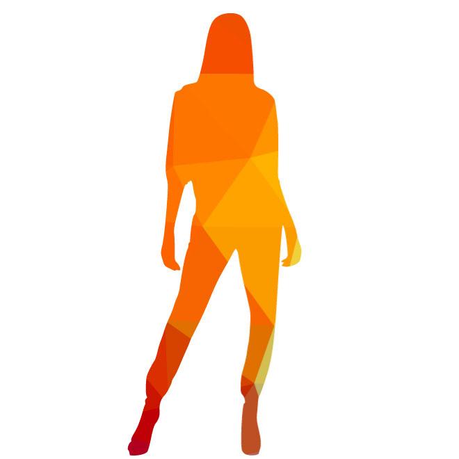 660x660 Elegant Lady Vector Image