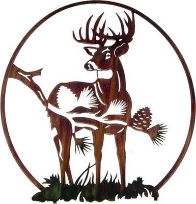 385x400 Metal Scroll Wall Art