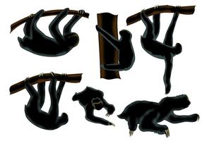 286x200 Animal Silhouettes Free Vector Art