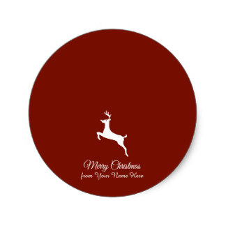 324x324 Elegant Reindeer Silhouette