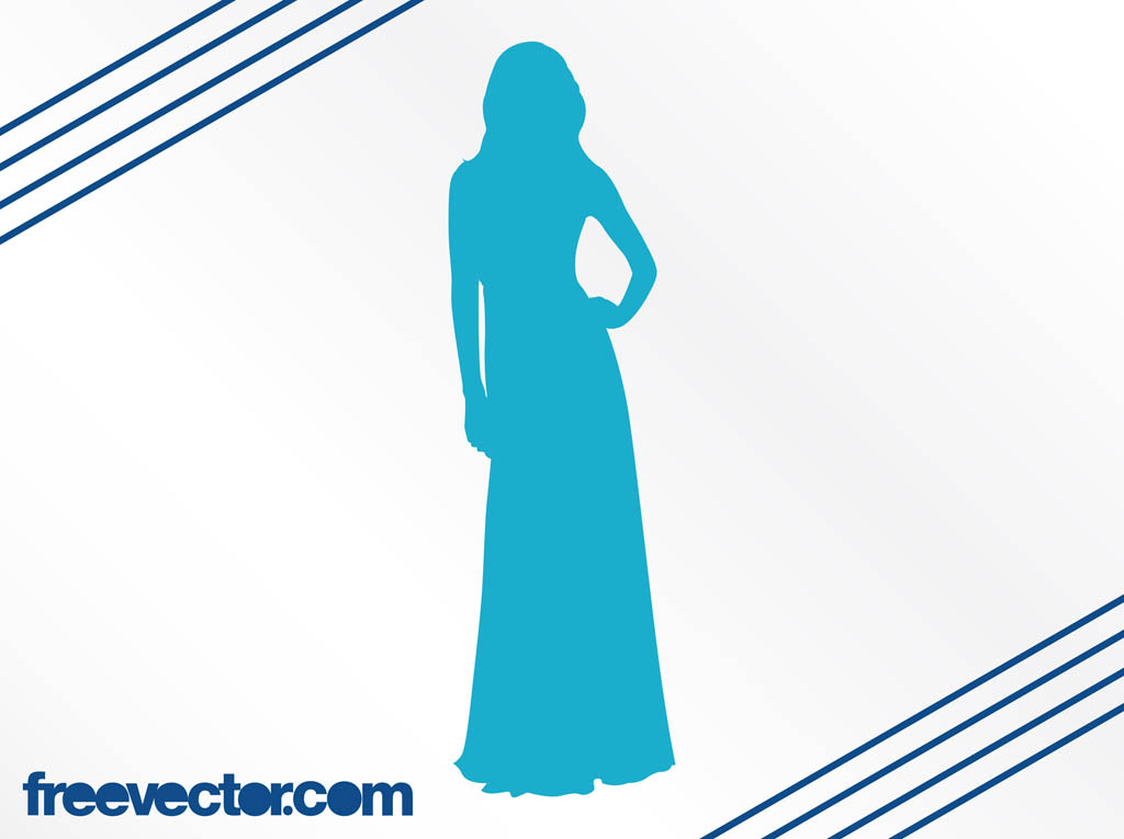 1024x765 Elegant Woman Silhouette Vector Art Amp Graphics