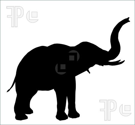450x417 Elephant Silhouette Clip Art Cliparts