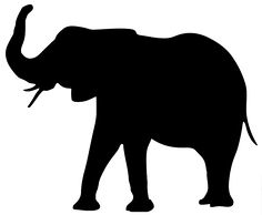 Elephant Head Silhouette at GetDrawings | Free download