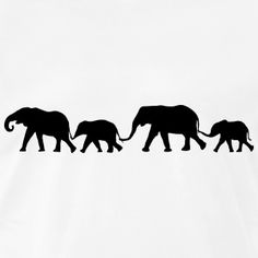 236x236 Elephant Silhouette Stencil