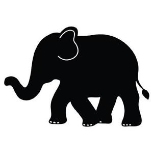 300x300 Elephant Vinyl Decalsticker Zoo Animal Cute Baby Mammal Ebay