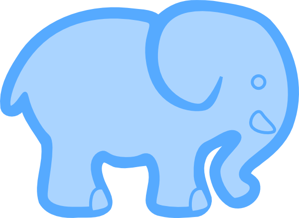 600x437 Mom Baby Elephant Silhouette Clip Art