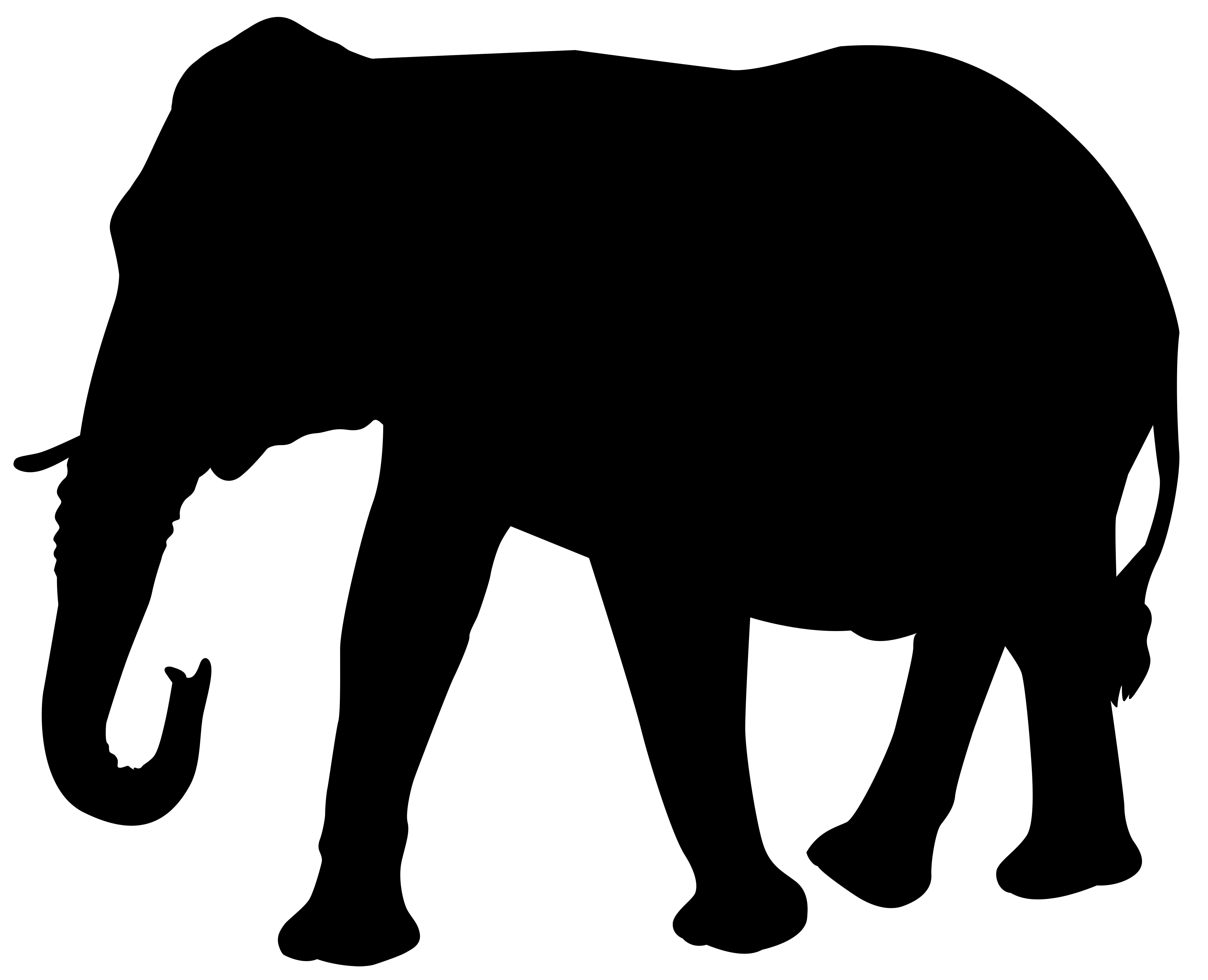 8000x6490 Elephant Silhouette Png Transparent Clip Art Imageu200b Gallery