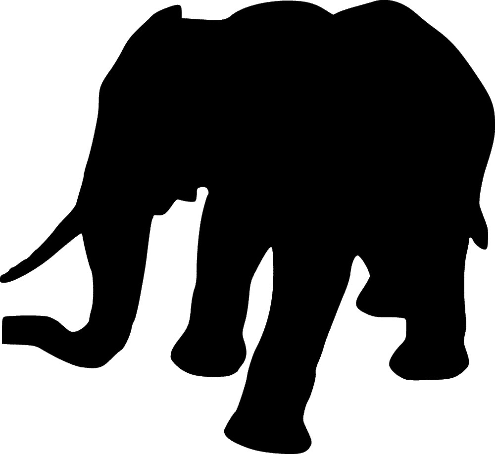 1000x917 Elephant 2 Stencil Sp Stencils