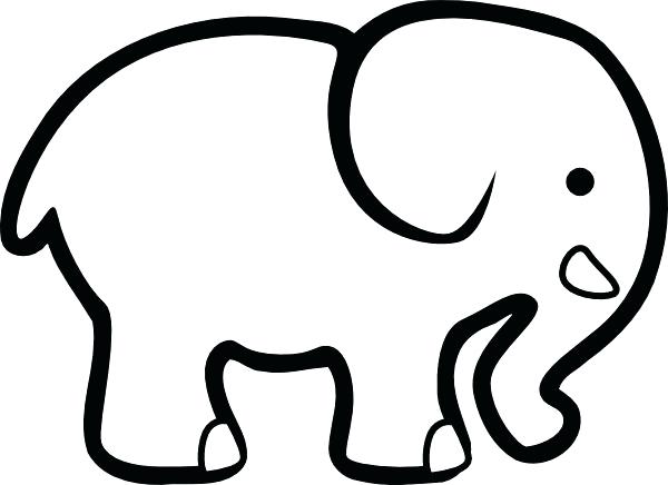 600x436 Elephant Outline Stock Images Royalty Free Images Vectors Indian