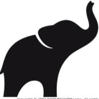 320x320 Resultado De Imagem Para Elephant Silhouette Trunk Up Tattos