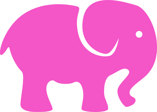 600x427 Simple Elephant Silhouette