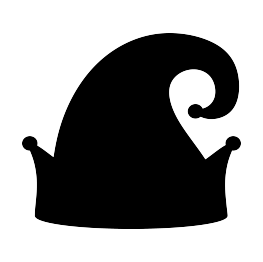 263x262 Elf Hat Silhouette Free Svg Silhouette Cameo Elf