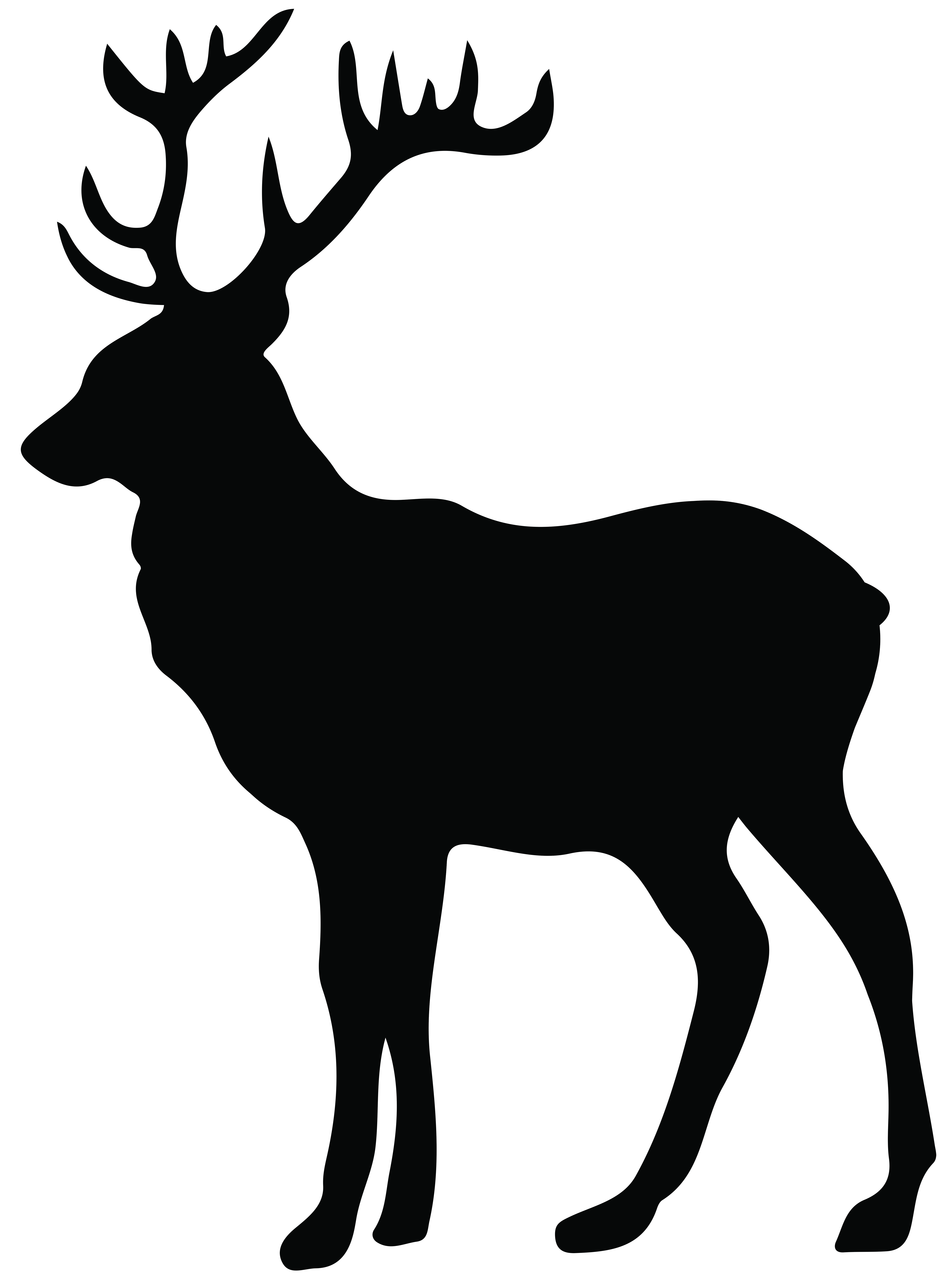5953x8000 Elk Clipart Stag