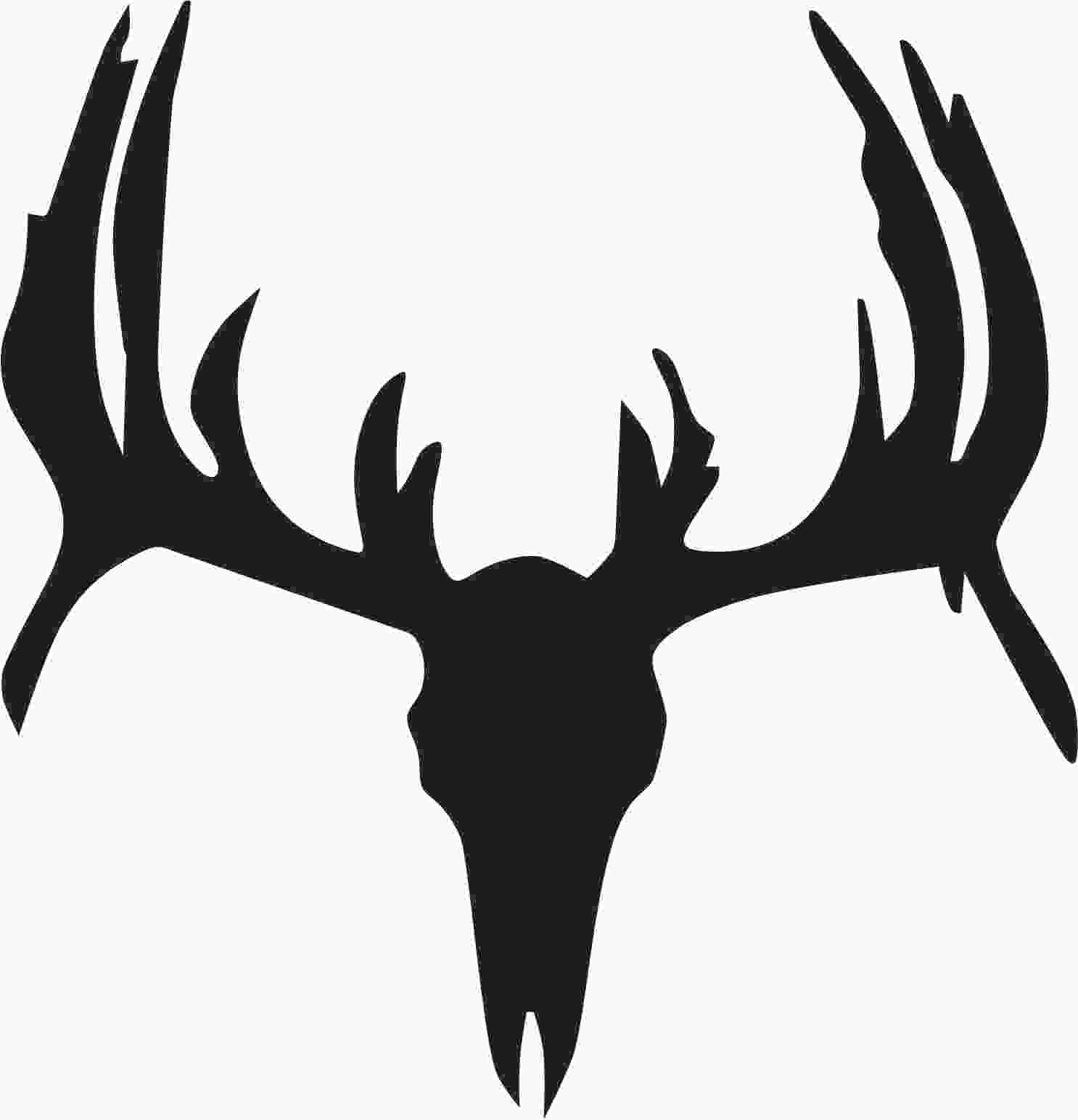 1486x1543 Deer Silhouette Clipart Vector Free