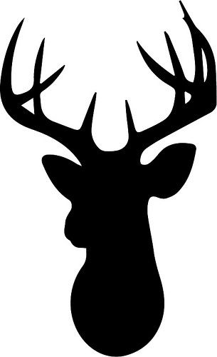 305x500 Antler Clipart Deer Head