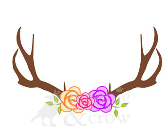 340x270 Moose Antler Svg Etsy