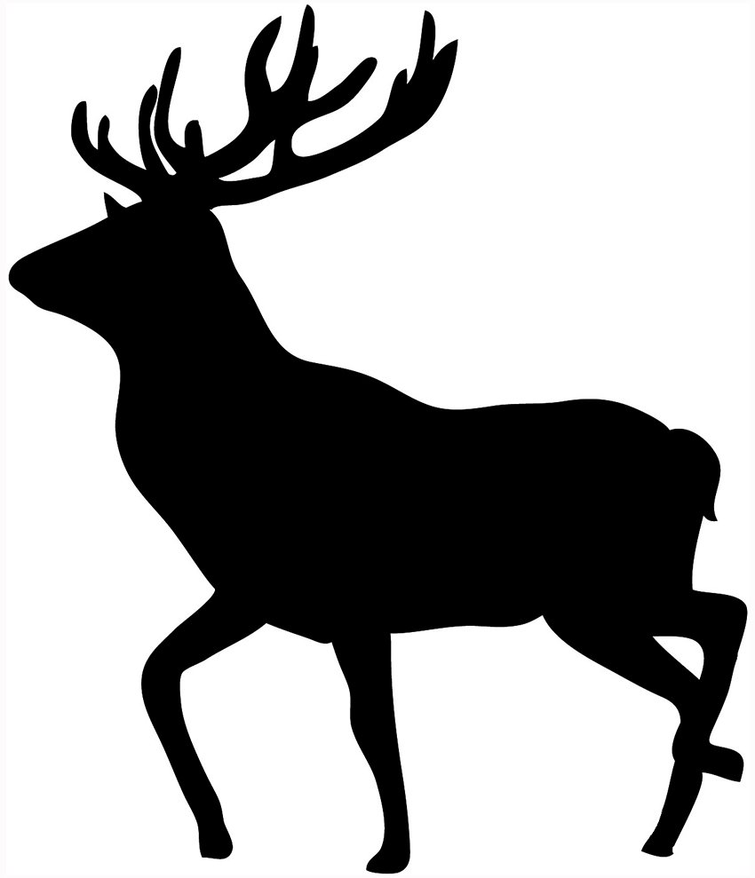 850x989 Elk Silhouette Clip Art Many Interesting Cliparts