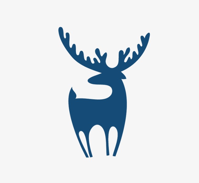 650x599 Blue Green Silhouette Elk, Blue Green, Elk, Sketch Png Image