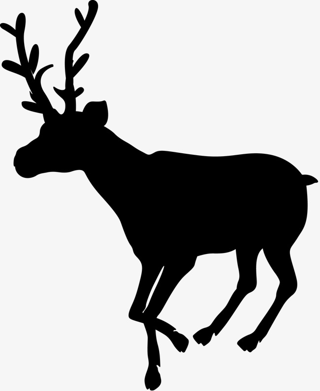 650x796 Christmas Elk Silhouette, Christmas, Reindeer, Black Png Image