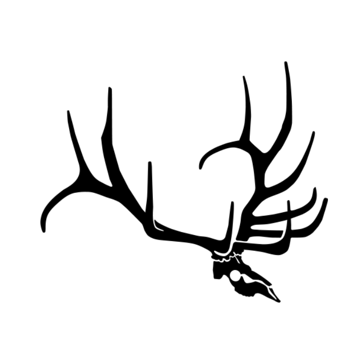715x715 Elk Skull Clip Art