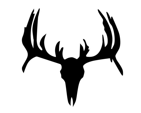 Elk Skull Silhouette at GetDrawings | Free download