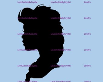 340x270 Elsa Silhouette Etsy