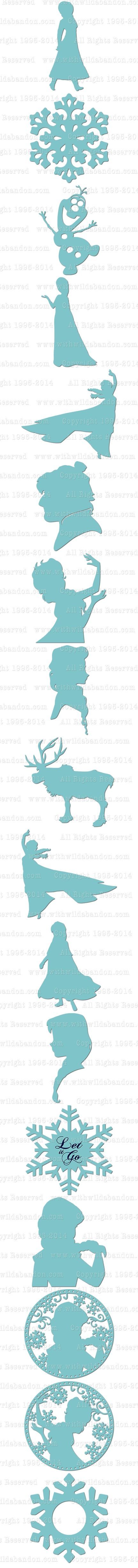 432x4909 Frozen Svg, Frozen Silhouettes, Anna Svg, Elsa Svg, Anna