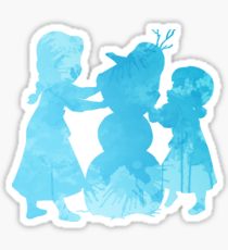 210x230 Silhouette Elsa Stickers Redbubble
