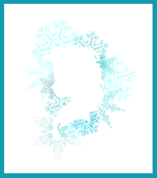 530x598 Elsa Silhouette By Skies Of Blue