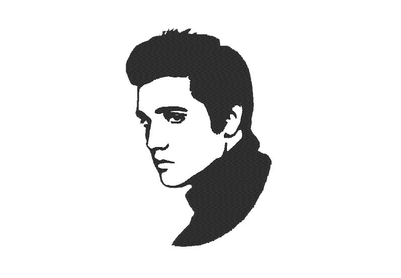 797x554 Elvis Presley Embroidery Design