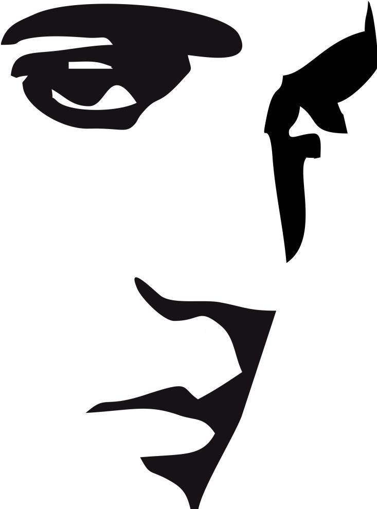 733x990 G201 Elvis Presley Face Removable Vinyl Decal Wall Sticker Various
