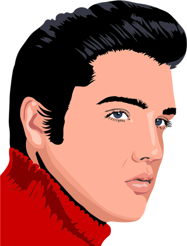 381x500 Elvis Presley Vector Image Public Domain Vectors