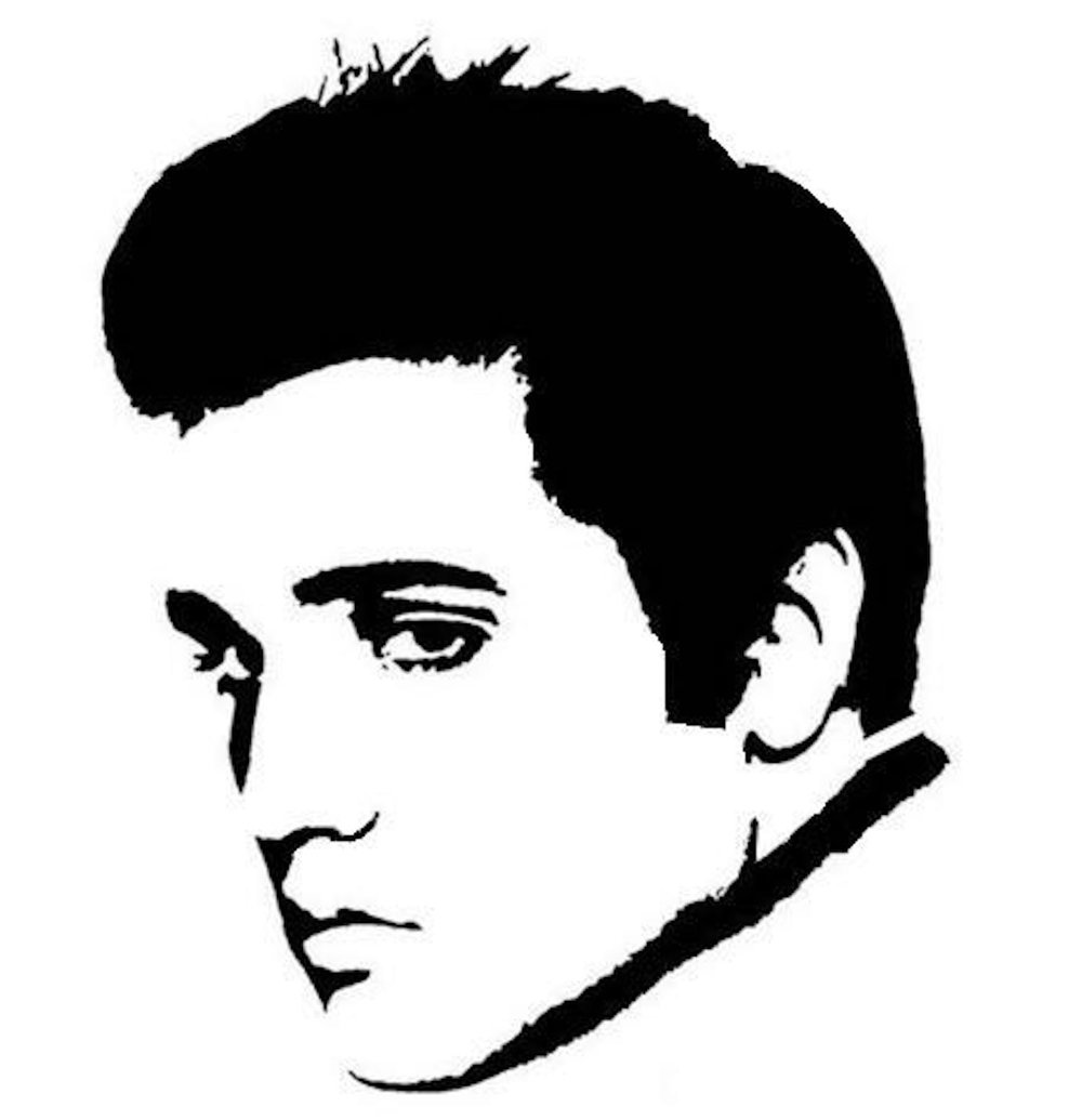 Elvis Hair Silhouette at GetDrawings | Free download