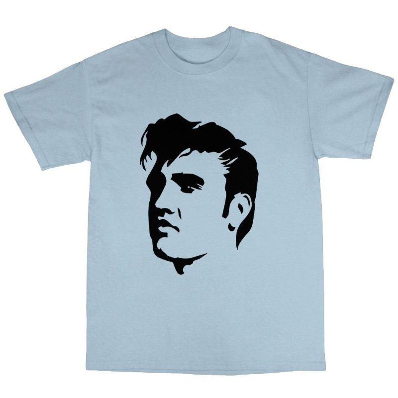 800x800 Elvis Presley Silhouette T Shirt 100% Premium Cotton