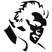 210x210 Elvis Presley Silhouette Decal Sticker
