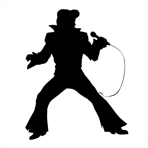 Elvis Silhouette Images at GetDrawings | Free download