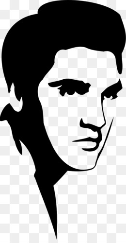 260x500 Elvis Presley Drawing Silhouette Black And White Clip Art