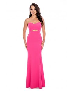 236x301 Chiffon Gown With Beaded Bust, Sweetheart Neckline And Empire