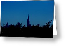226x170 Empire State Building Silhouette Poster By Marcia Mello
