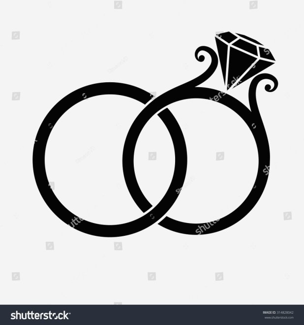 Engagement Ring Silhouette at GetDrawings | Free download