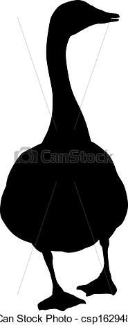 185x470 Goose Silhouette