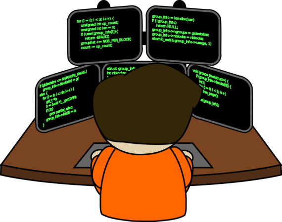 570x449 Computer Engineer Clipart
