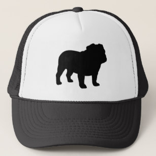 307x307 English Bulldog Silhouette Hats Zazzle