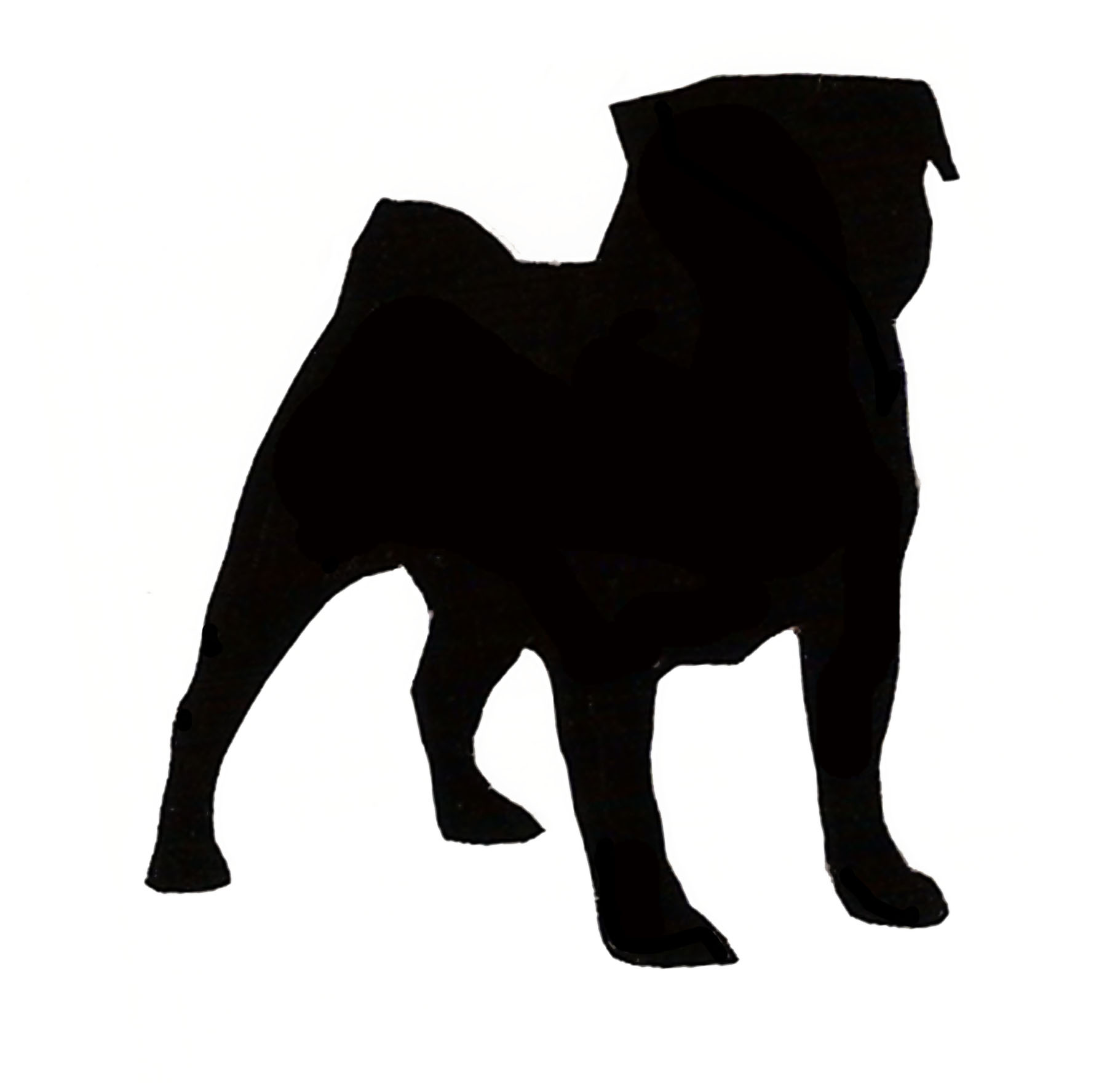 1800x1775 Pug Clipart Silhouette Many Interesting Cliparts