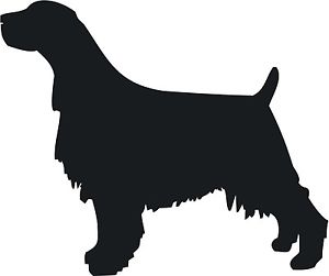 300x251 Springer Spaniel Vinyl Sticker English Dog Silhouette Car Van Ebay